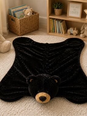 Rare Retired GUND Kimble Cuddles Brown Bear Plush Animal Rug Lovey Early 2000s